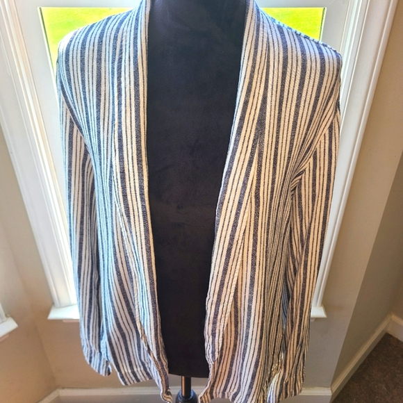 Sanctuary Striped Open Jacket Size Large EUC - Picture 2 of 9